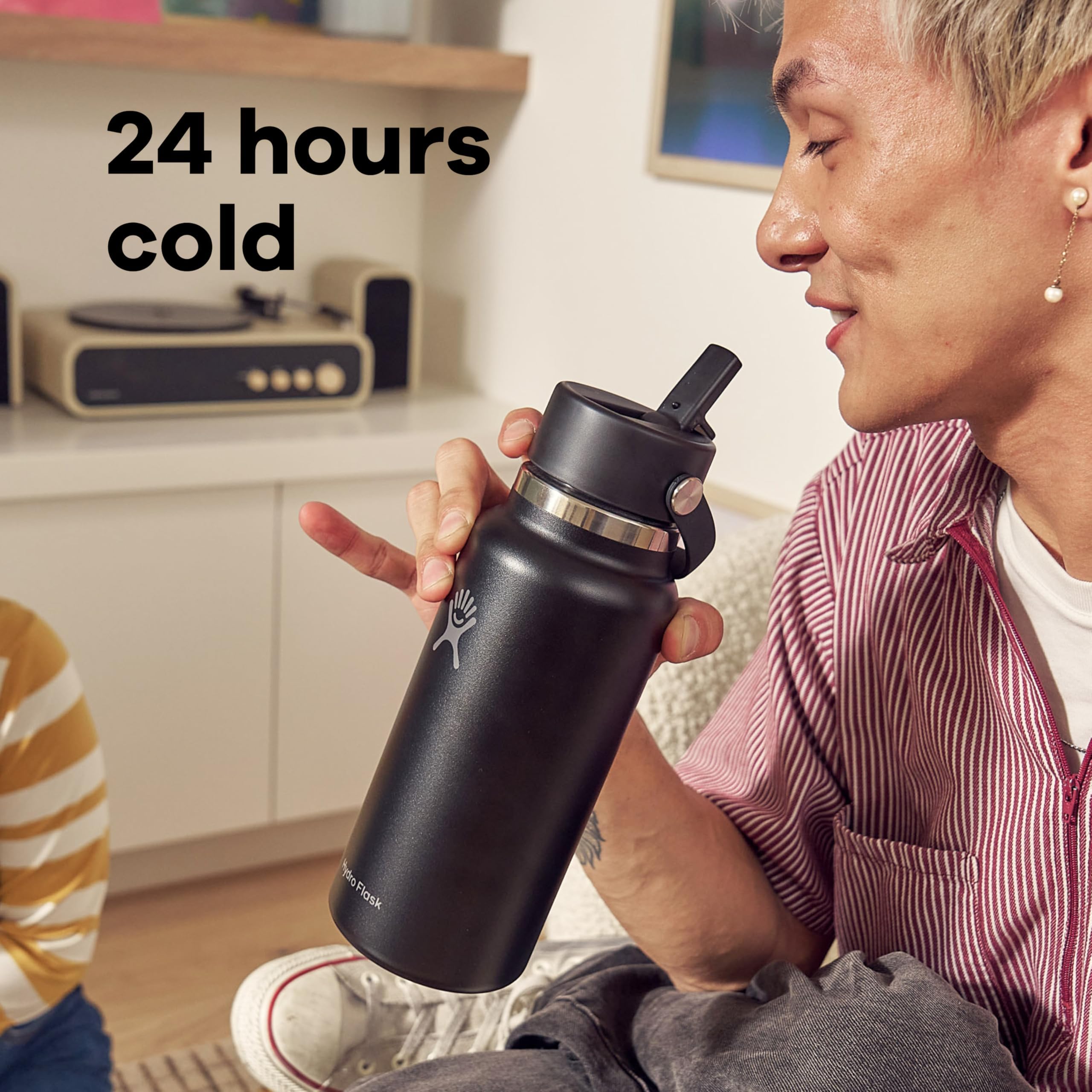 Hydro Flask Water Bottle - Insulated Stainless Steel - Wide Mouth